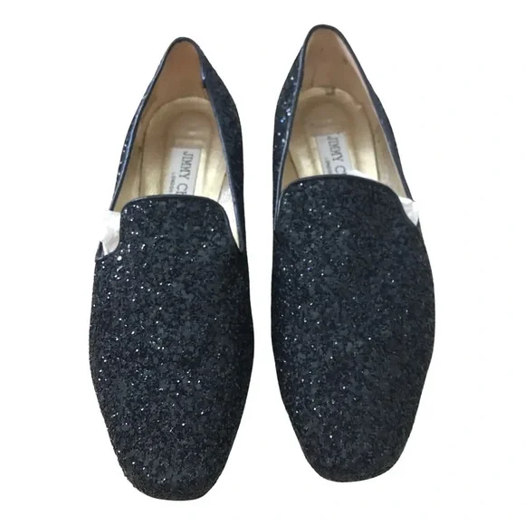 Jimmy Choo | Shoes | Jimmy Choo Mens Sparkling Black Loafers 